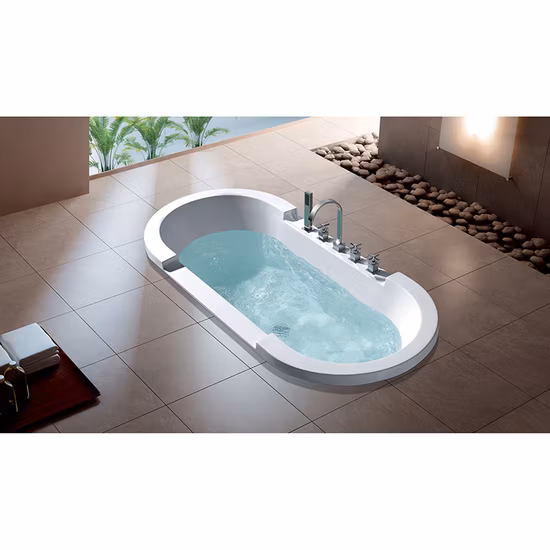 Simple Freestanding Acrylic Bathtub K1561