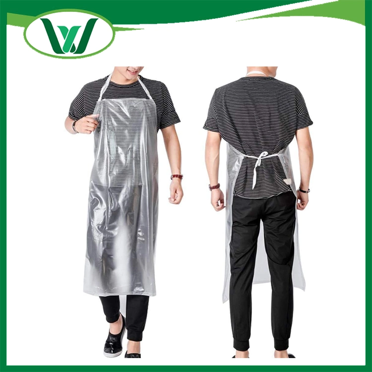 Waterproof Plastic Apron Transparent PVC, Keeps You Clean and Dry When Dishes Washing Kitchen Cooking Lab Work Butcher Dog Grooming Cleaning