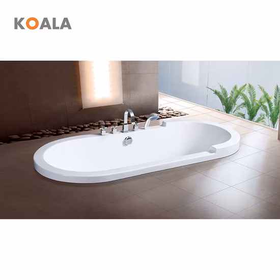 Simple Freestanding Acrylic Bathtub K1561