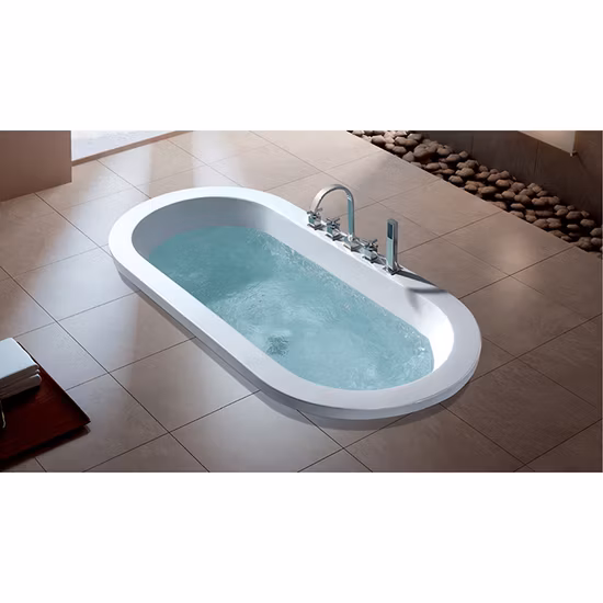 Simple Freestanding Acrylic Bathtub K1561