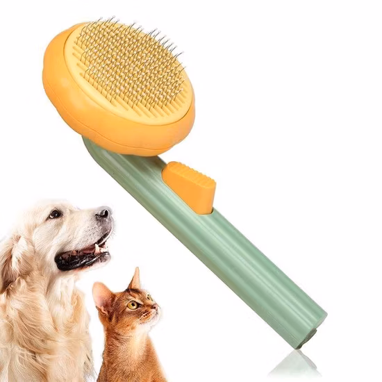 Pet Self Cleaning Slicker Pumpkin Brush Pets Toilettage Outil Dropshipping